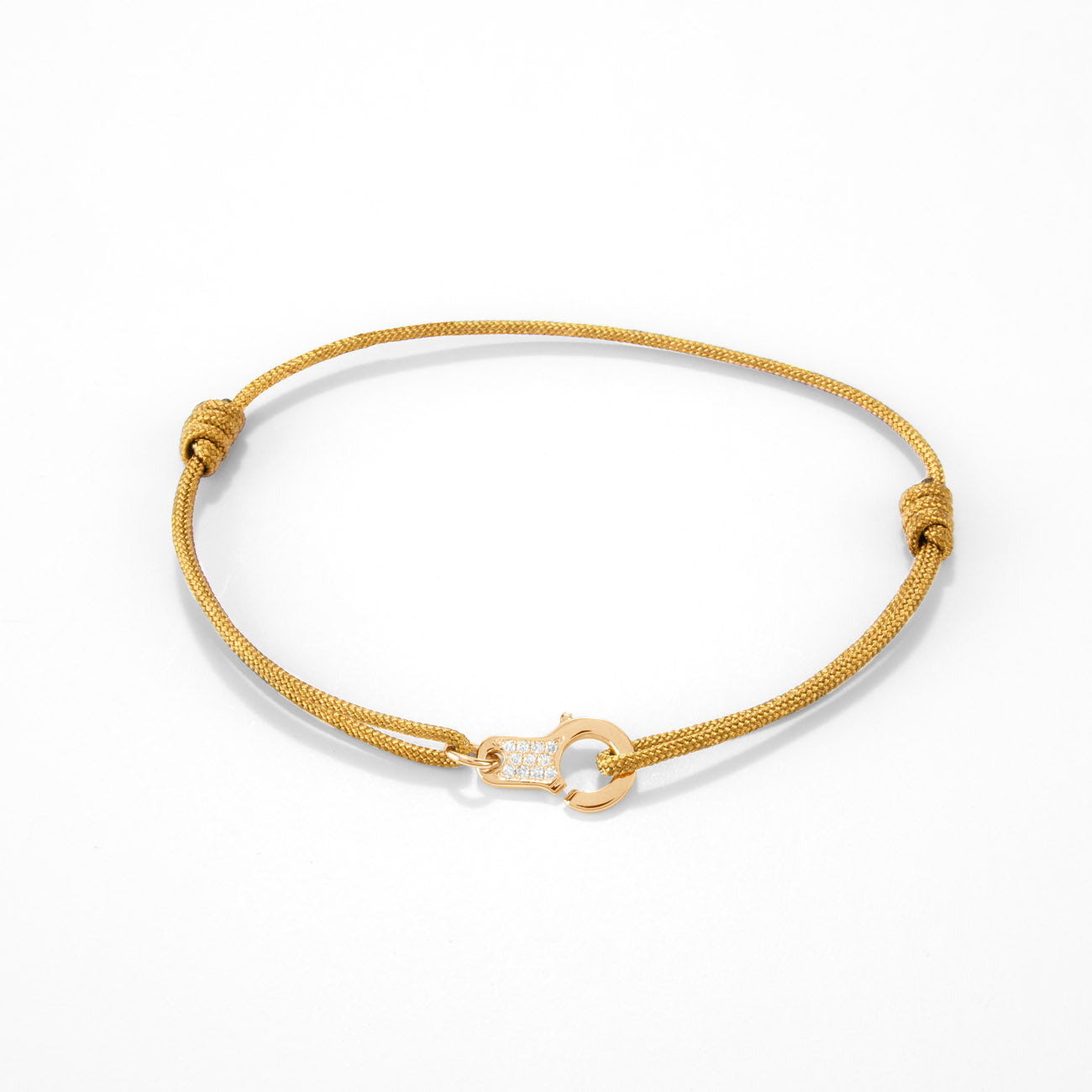 Diamond Cuff bracelet Single - Gold