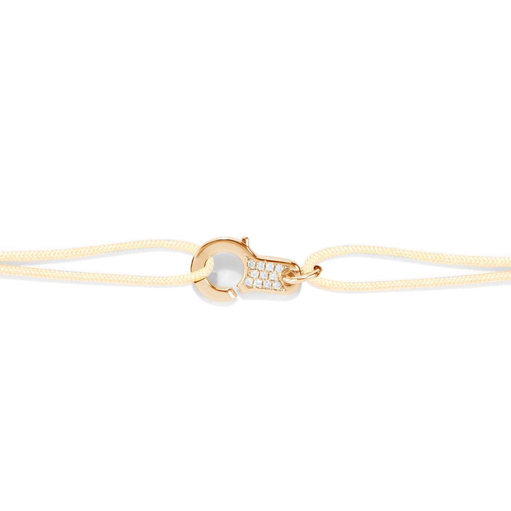 Diamond Cuff bracelet Single - Gold