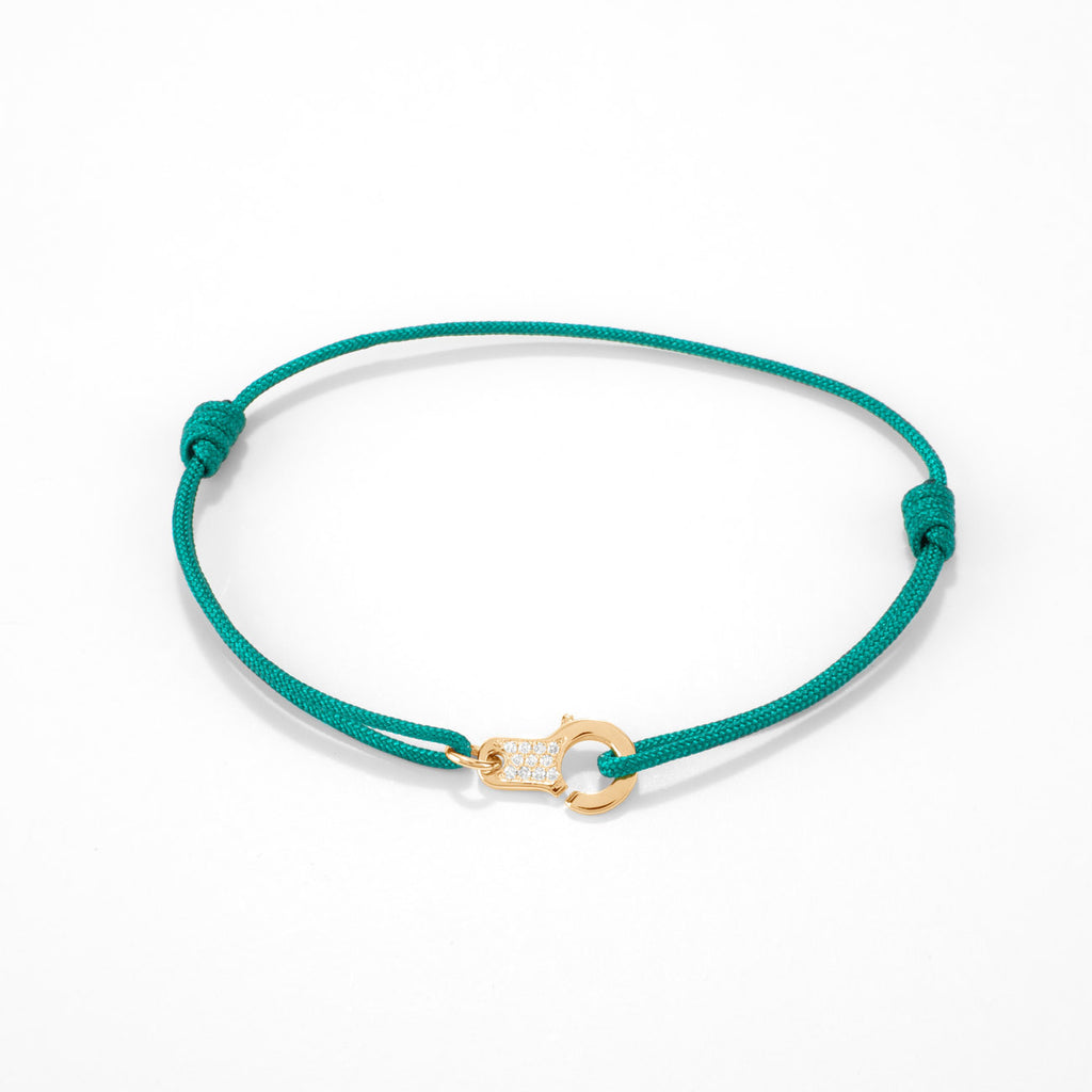 Diamond Cuff bracelet Single - Gold