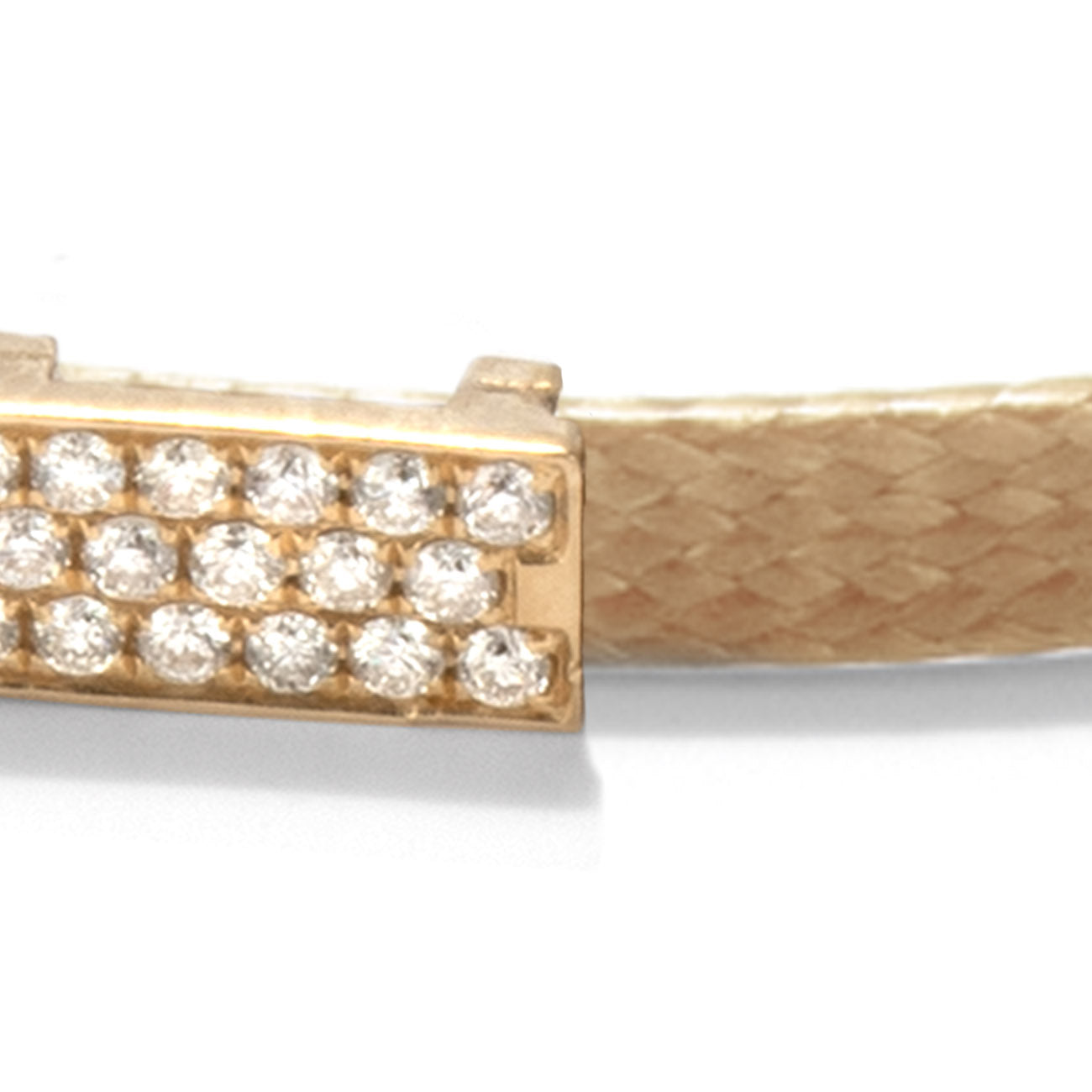 Diamond brick bracelet