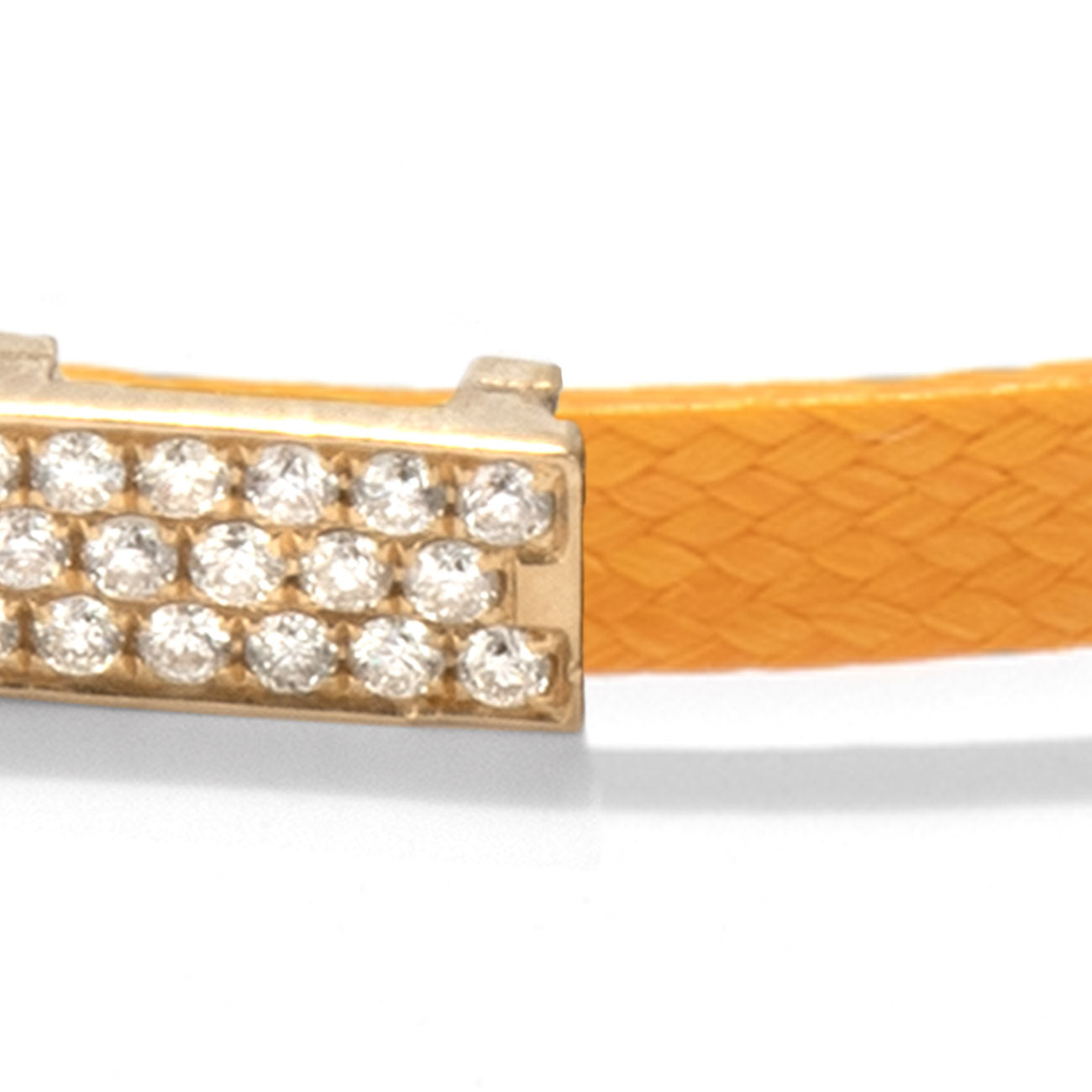 Diamond brick bracelet