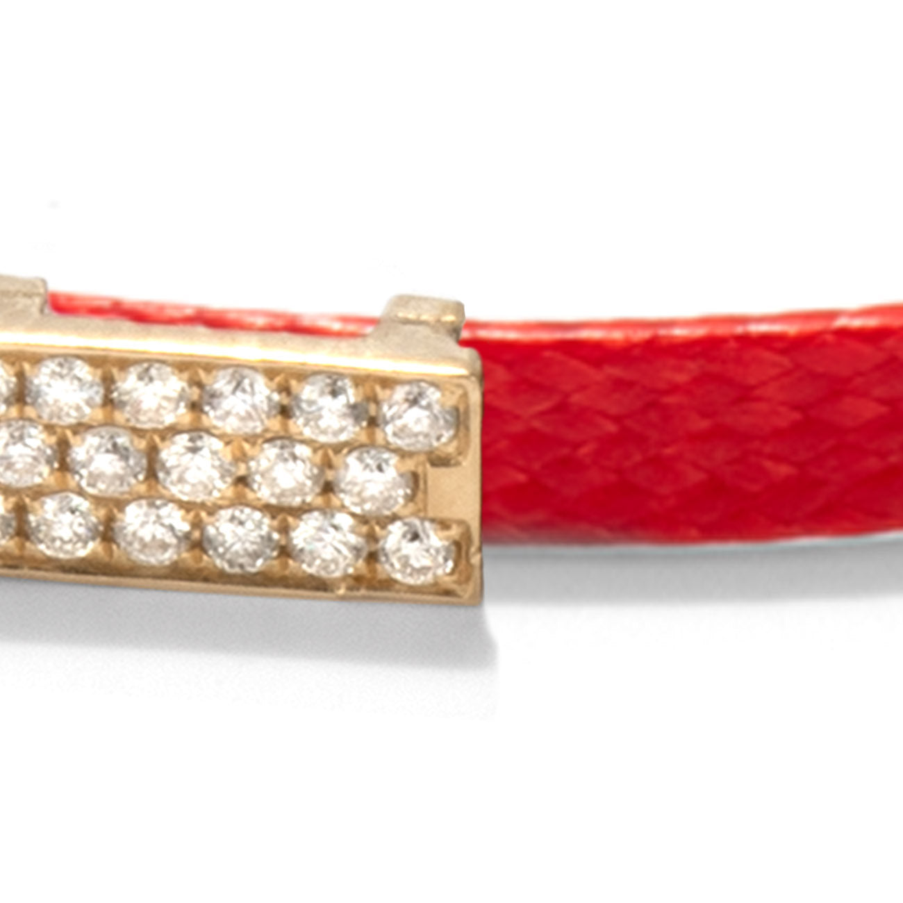 Diamond brick bracelet