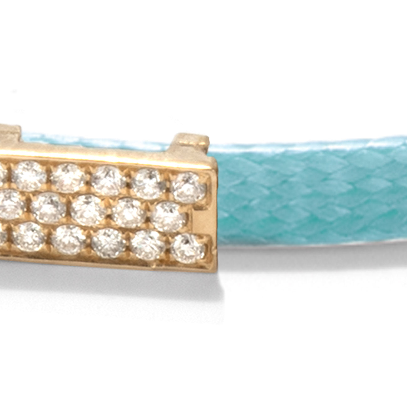 Diamond brick bracelet