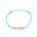Hook Bracelet Diamonds + Logo - Gold