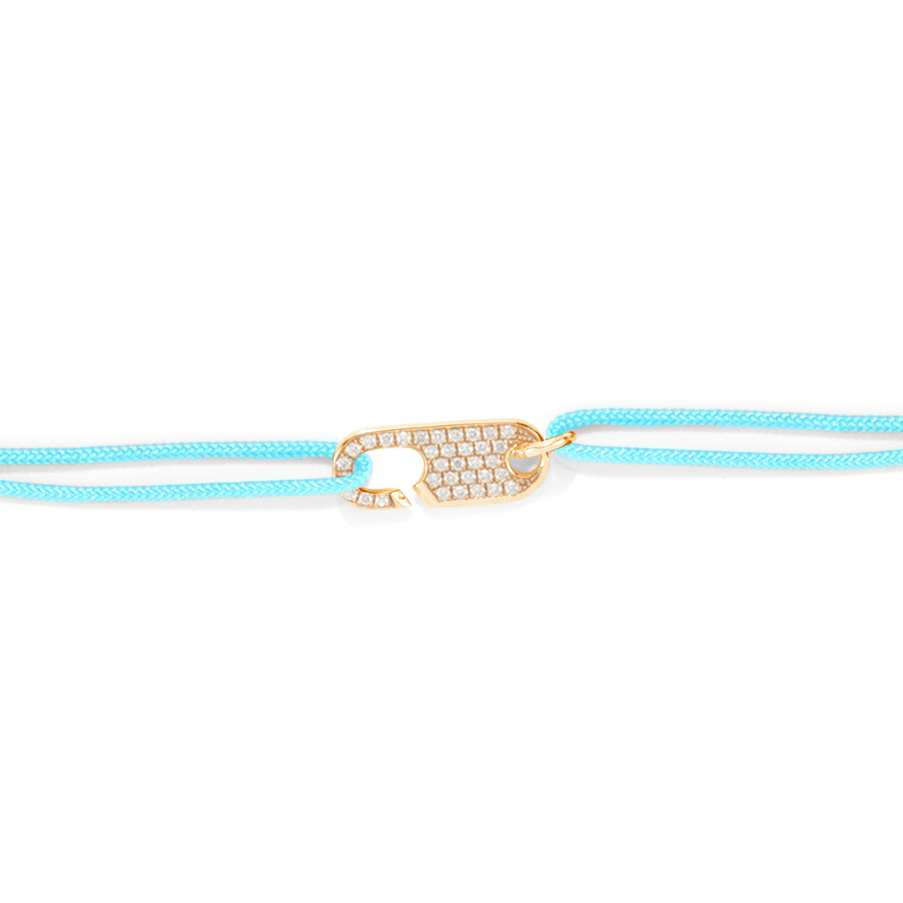 Hook diamond bracelet Single - Gold