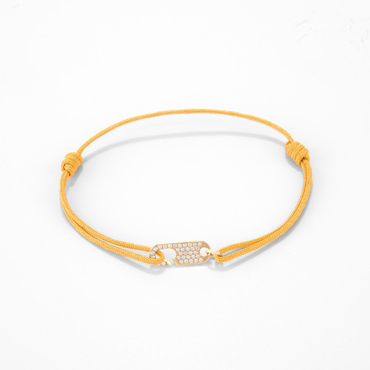Hook diamond bracelet Single - Gold