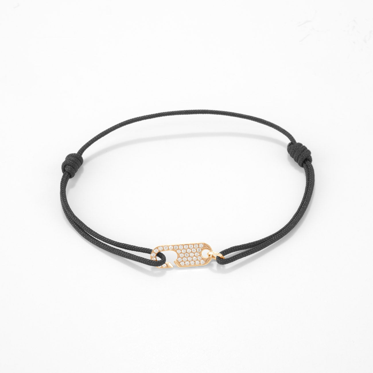 Hook diamond bracelet Single - Gold