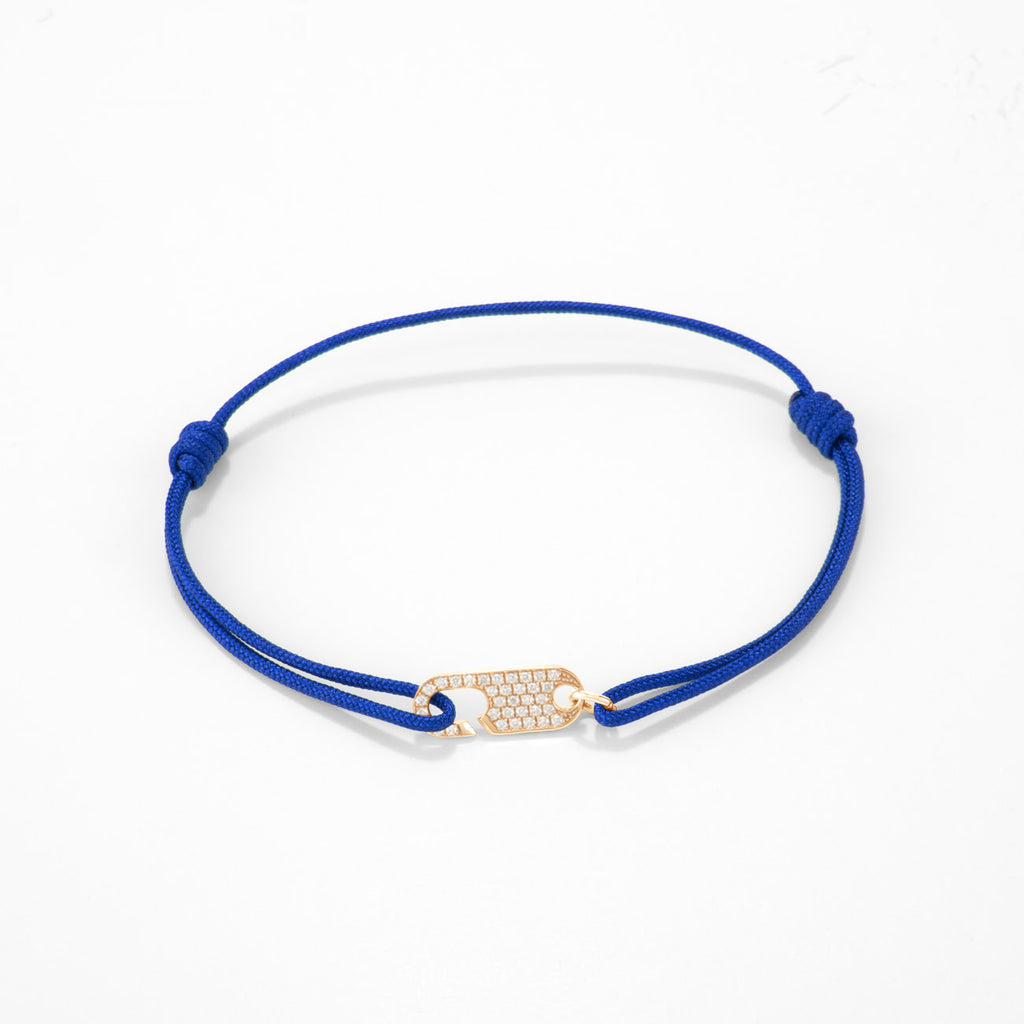 Hook diamond bracelet Single - Gold