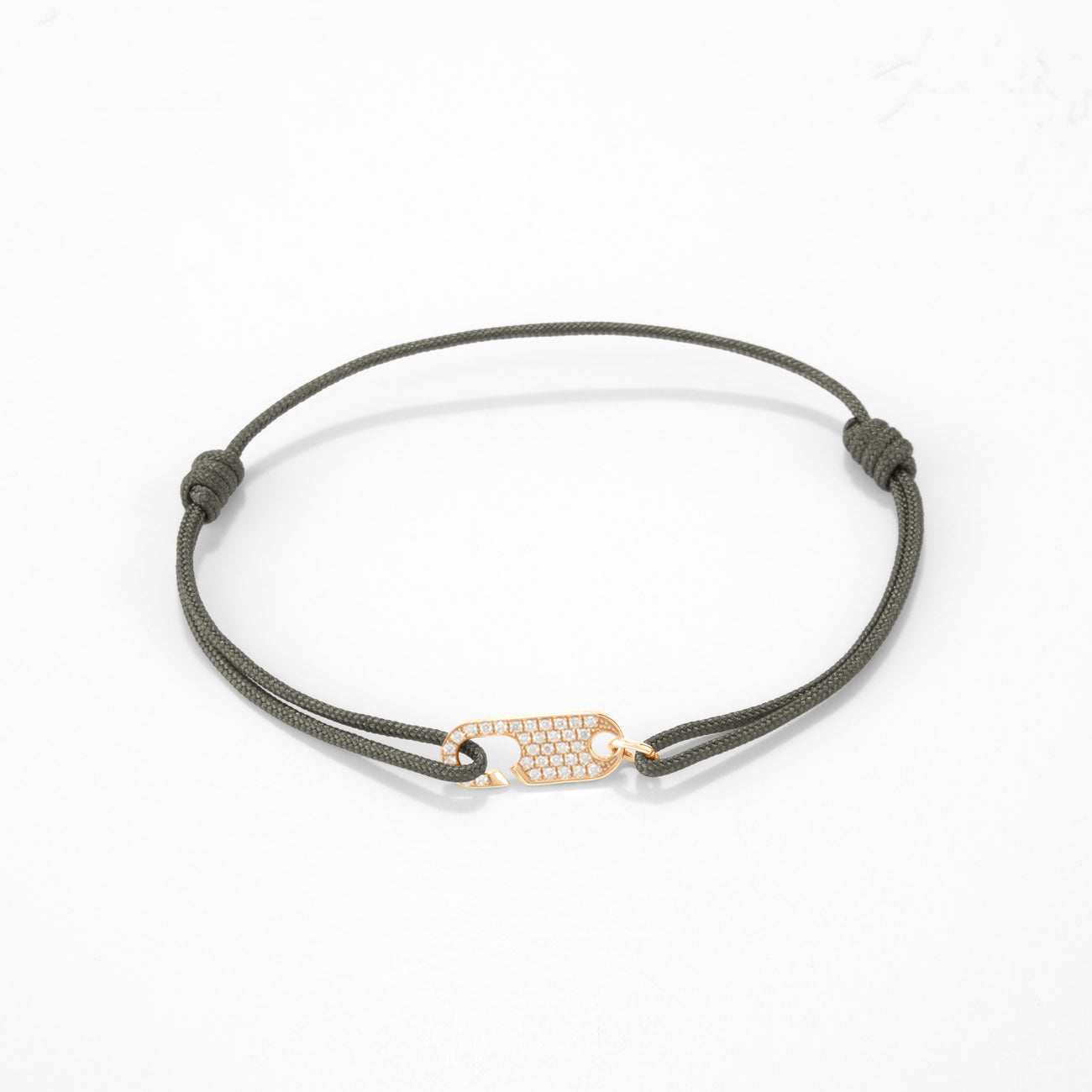 Hook diamond bracelet Single - Gold
