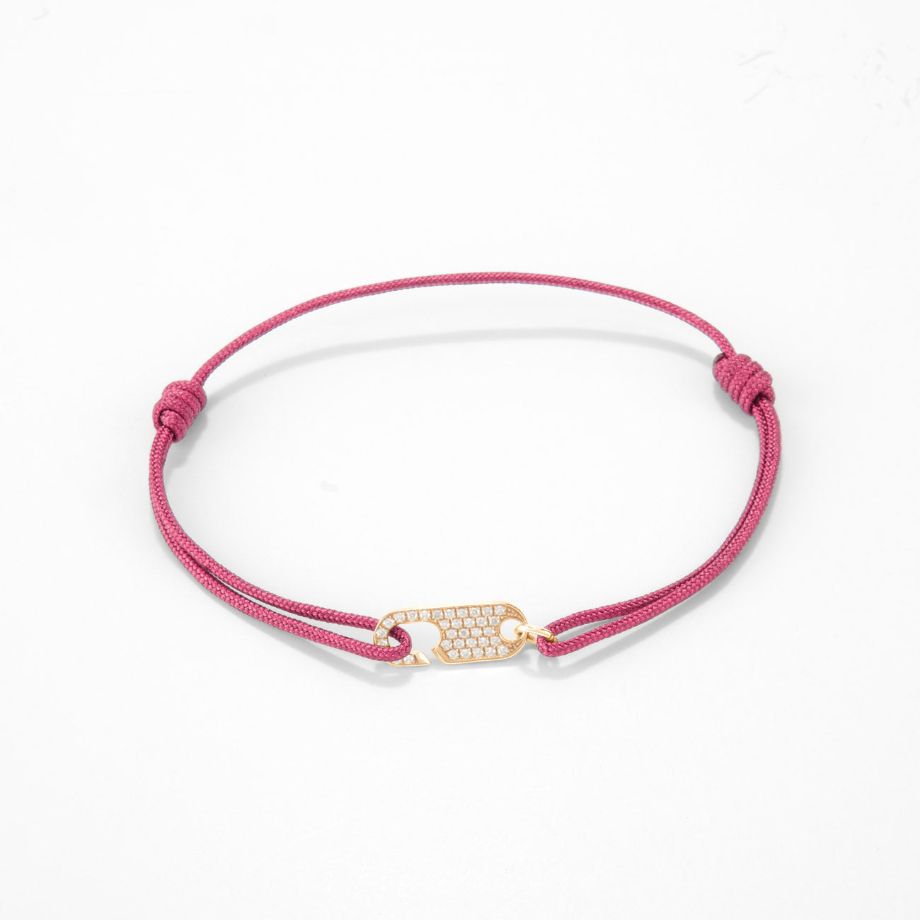 Hook diamond bracelet Single - Gold