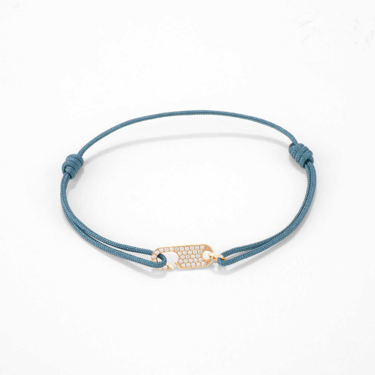 Hook diamond bracelet Single - Gold