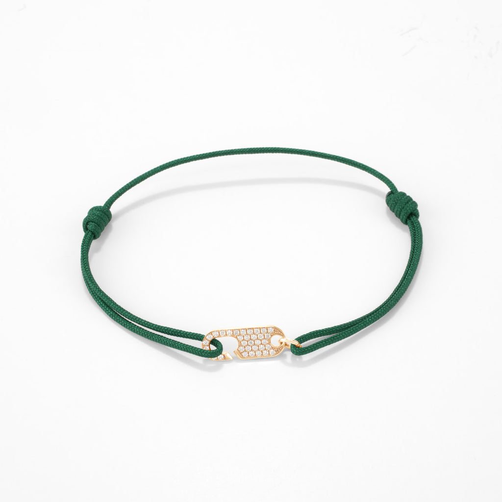 Hook diamond bracelet Single - Gold