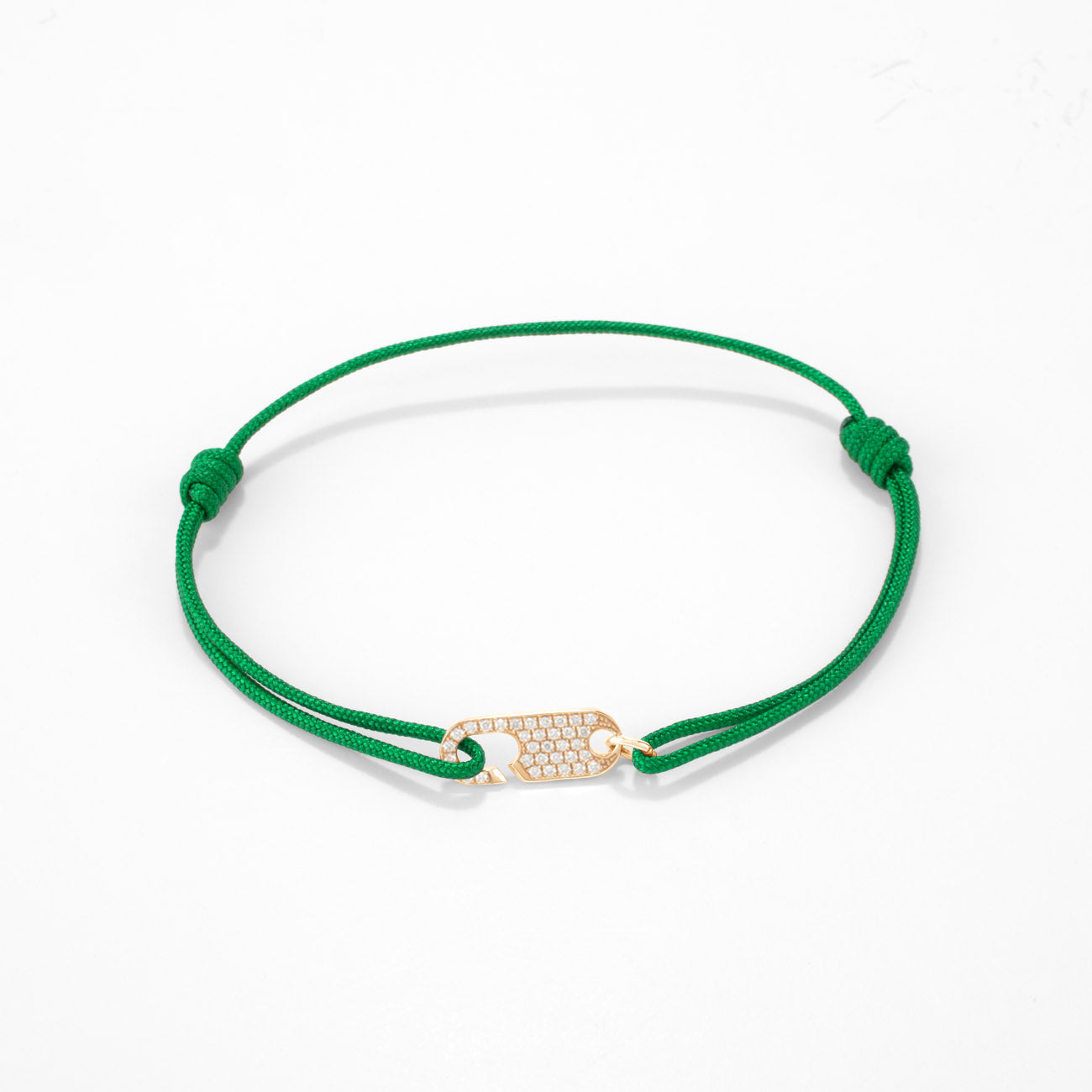 Hook diamond bracelet Single - Gold