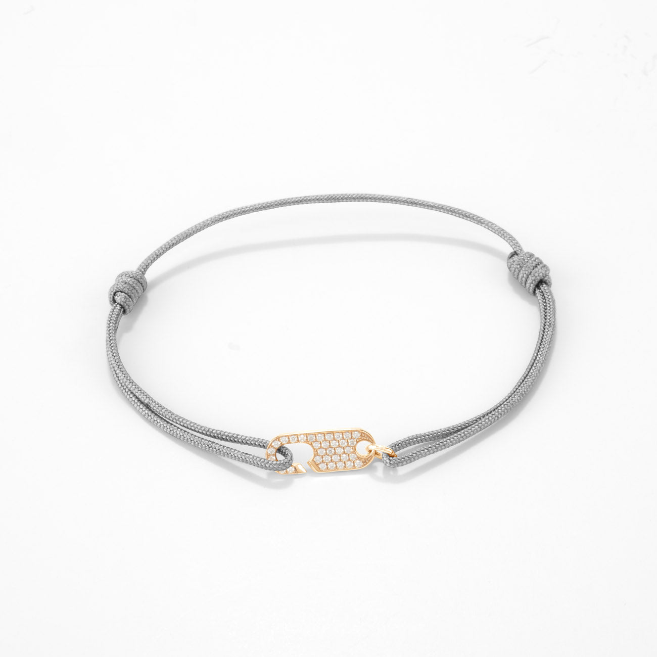 Hook diamond bracelet Single - Gold