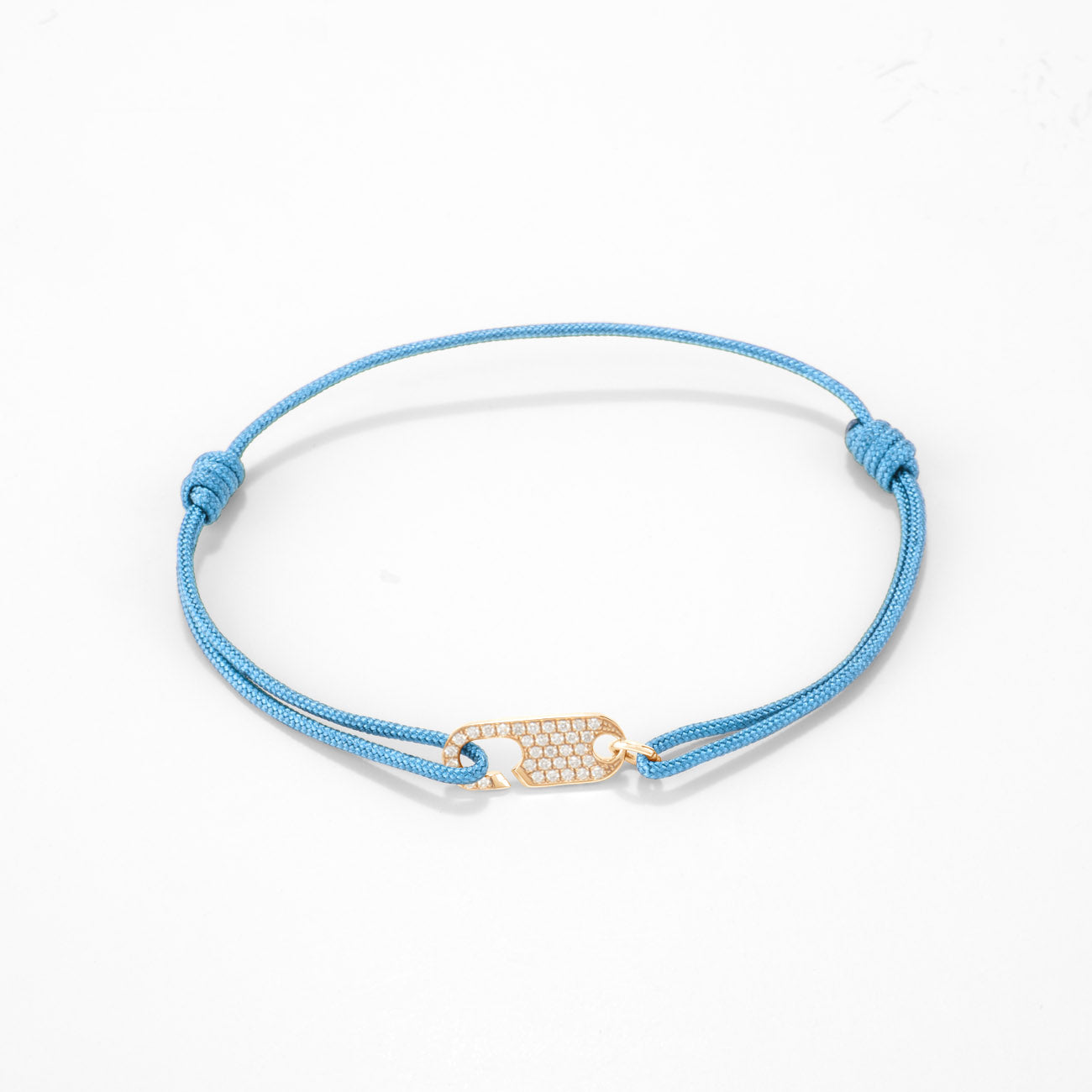 Hook diamond bracelet Single - Gold