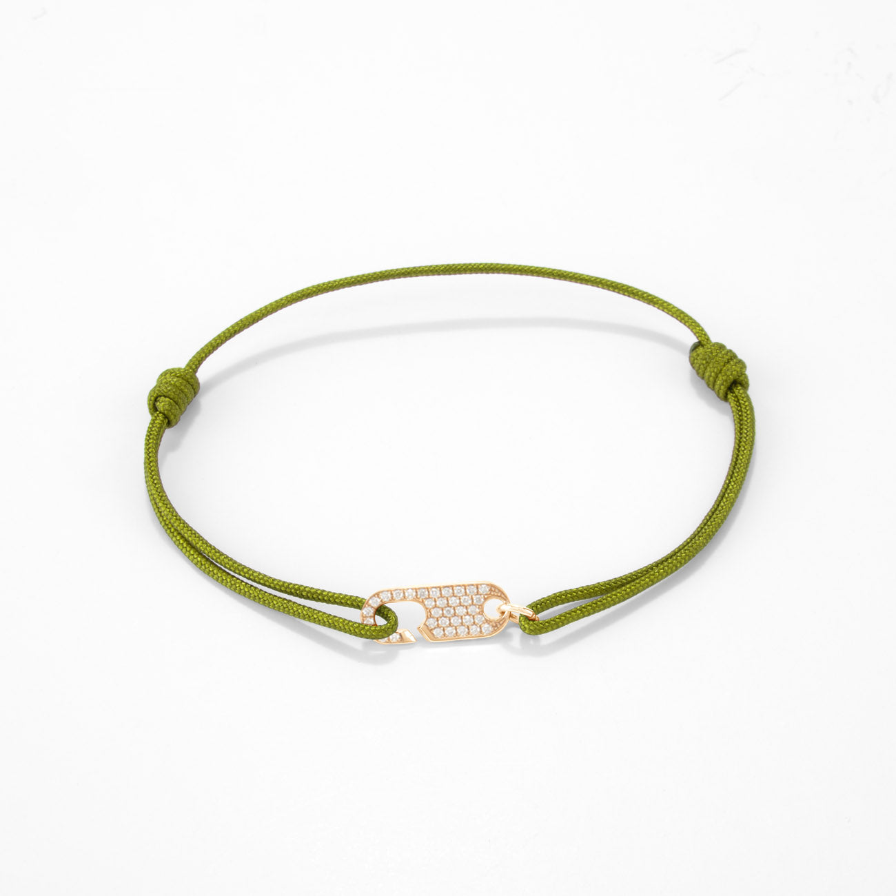 Hook diamond bracelet Single - Gold