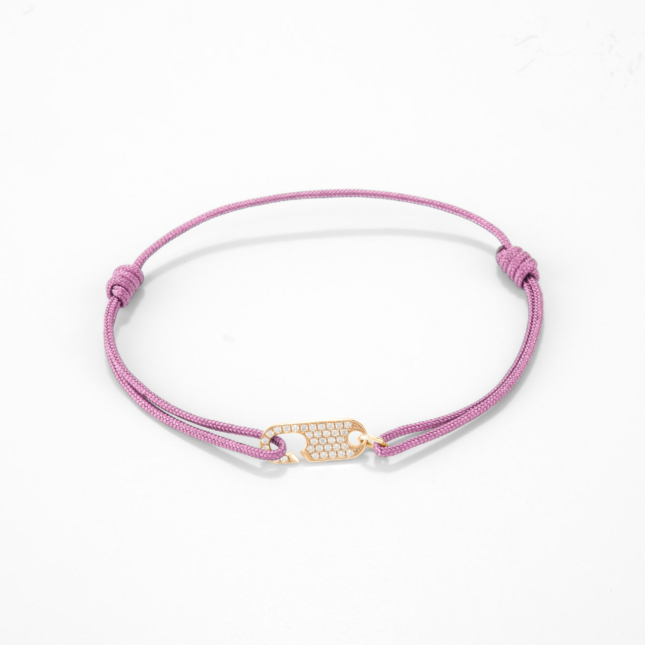 Hook diamond bracelet Single - Gold