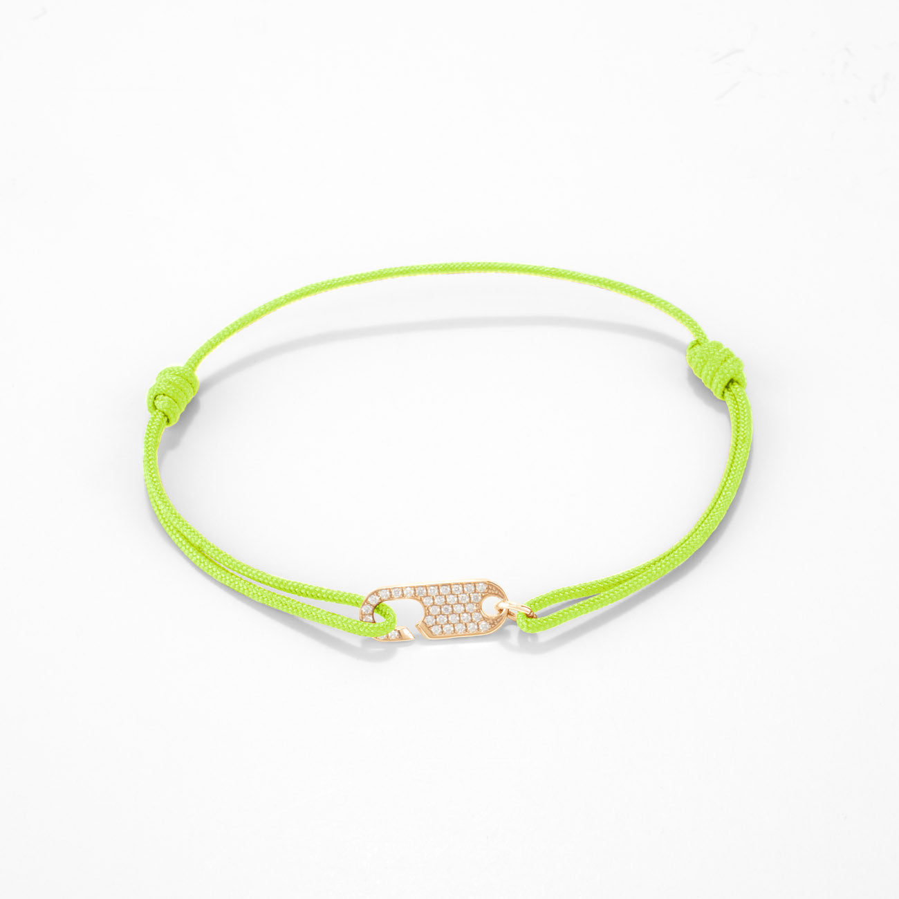 Hook diamond bracelet Single - Gold