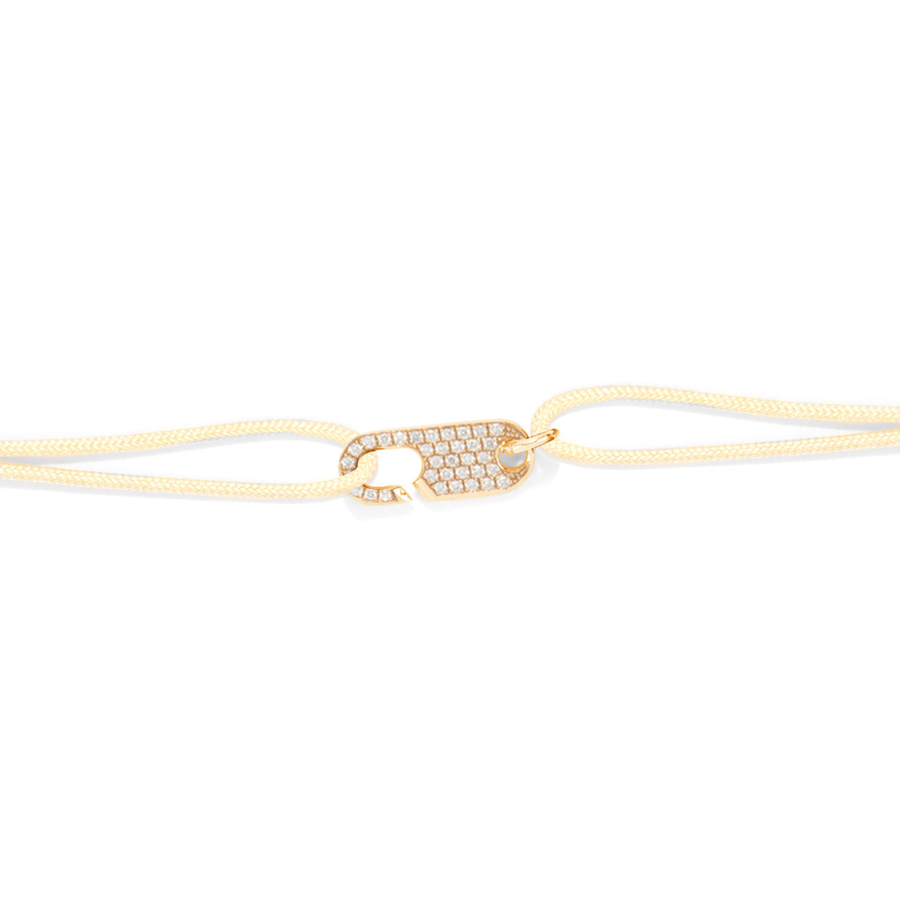 Hook diamond bracelet Single - Gold