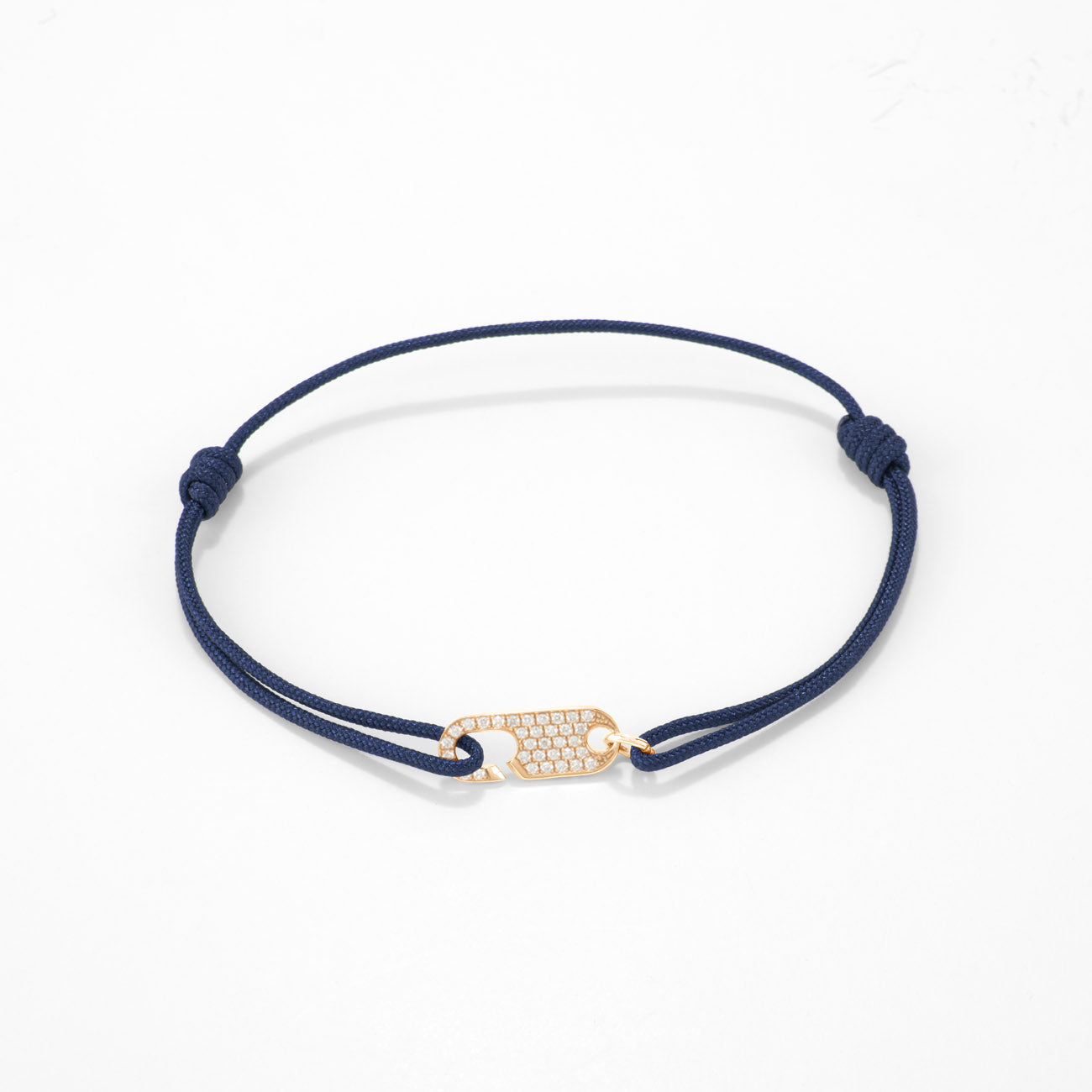 Hook diamond bracelet Single - Gold