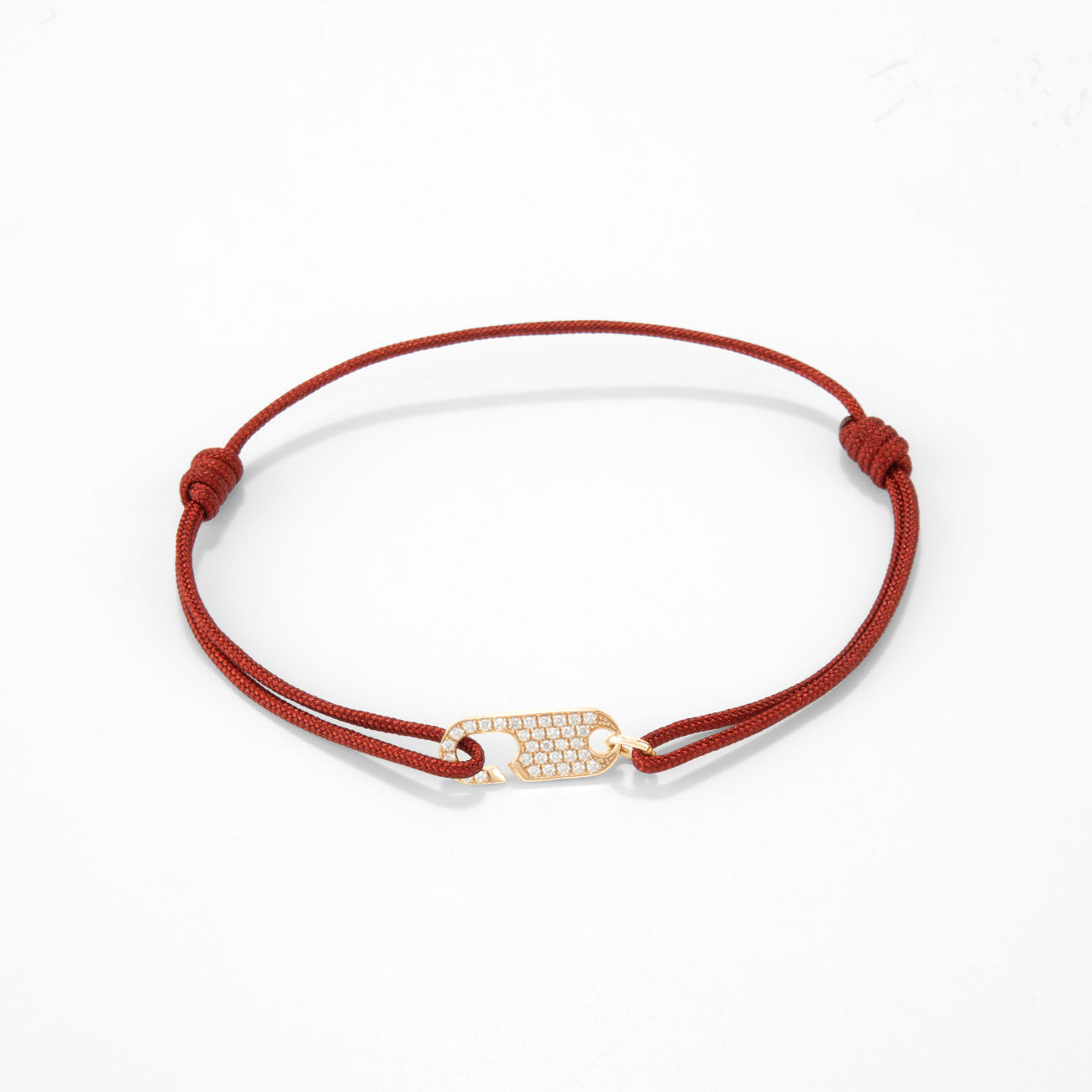 Hook diamond bracelet Single - Gold