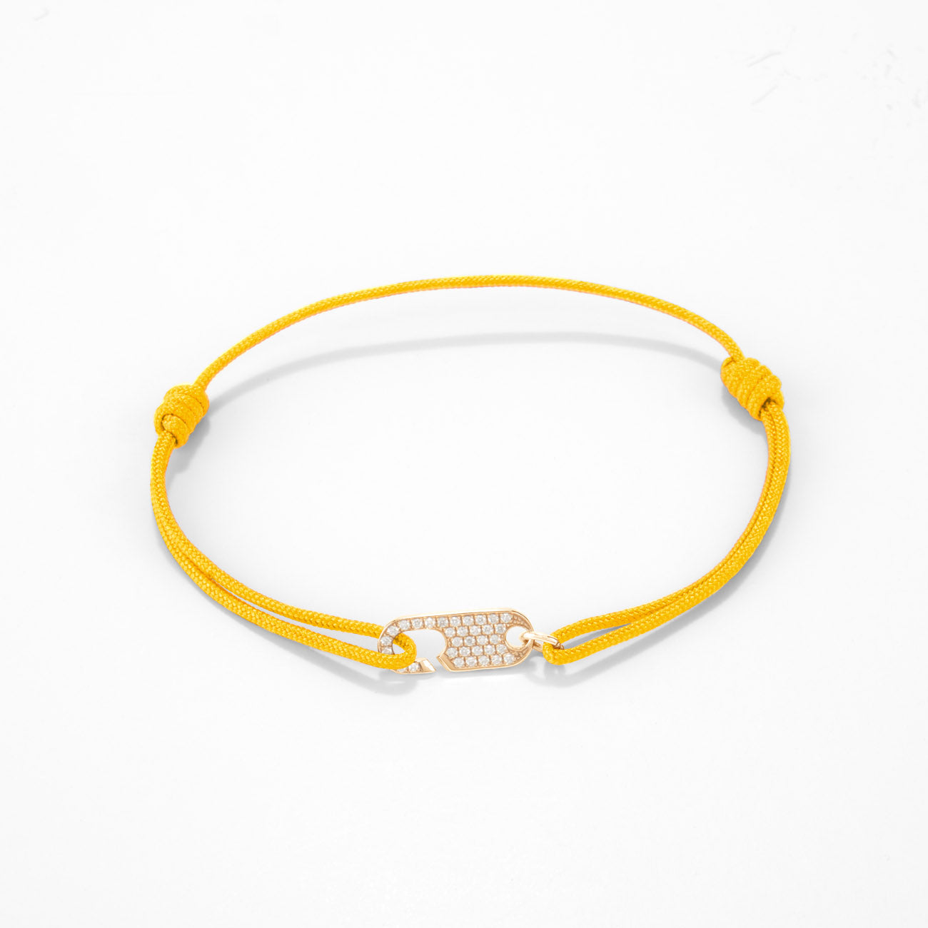 Hook diamond bracelet Single - Gold