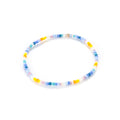 Seed beads bracelet Summer mix