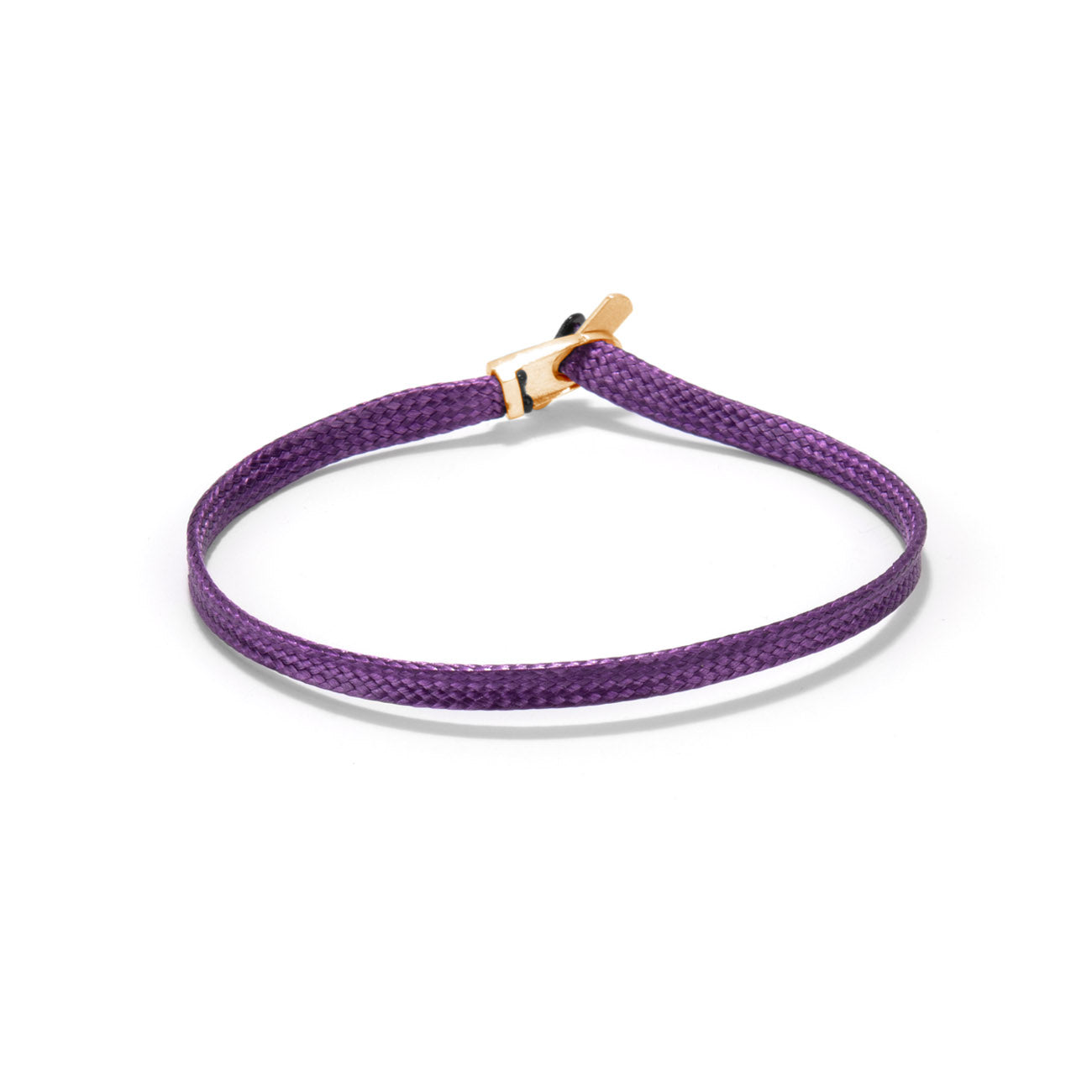Flat cord bracelet - Gold