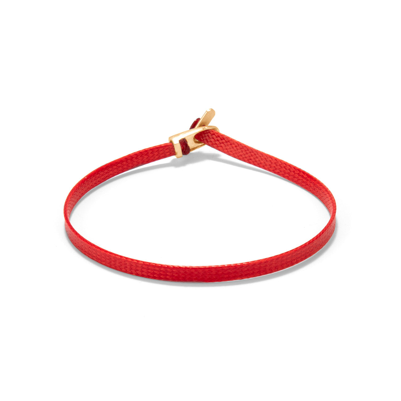 Flat cord bracelet - Gold