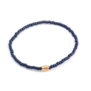 Toho bracelet with inka bead - Gold