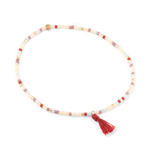 Miyuki bracelet with tassel - 4