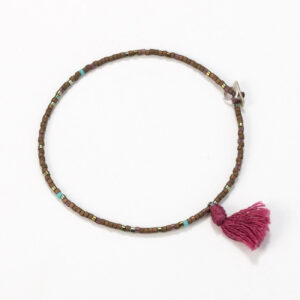 Miyuki bracelet with tassel - 7