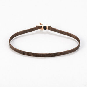 Flat cord bracelet - 14k Gold