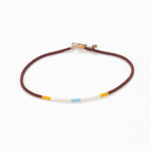 Miyuki bracelet 14 - silver