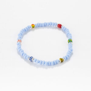 Large seed beads bracelet African mix