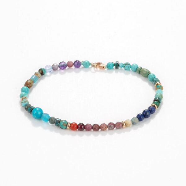 Gemstone bracelets - Sicily + Amalfi - silver - Image 2