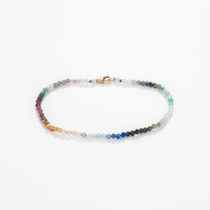 Gemstone bracelet - Micro facetted mix