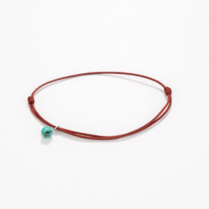 Nylon cord with Gemstone - Turquoise