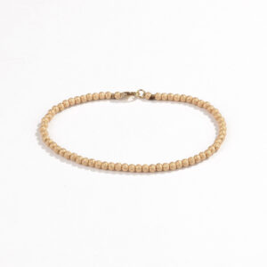 Gold beads bracelet 14k