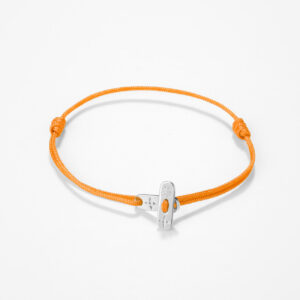 Plate lock bracelet - silver
