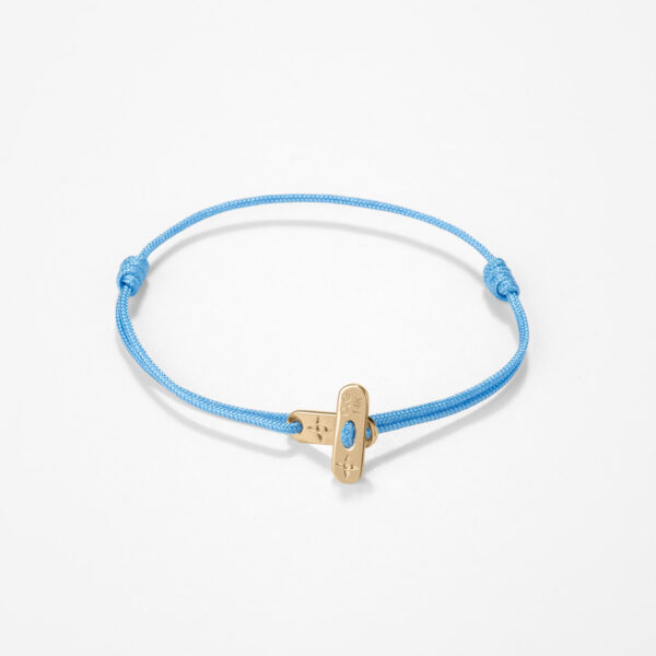Plate lock bracelet - Gold