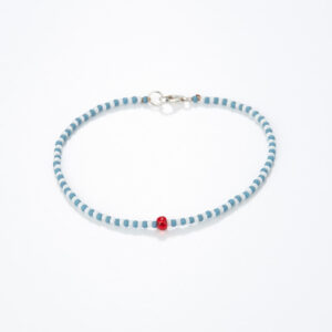Candy cane bracelet - light blue