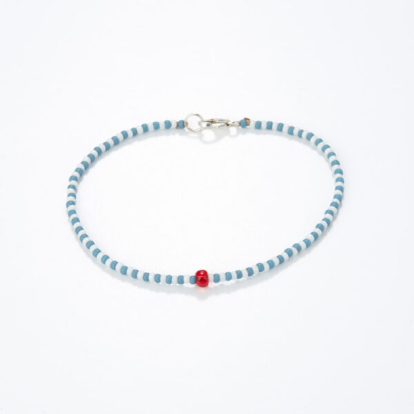 Candy cane bracelet - light blue