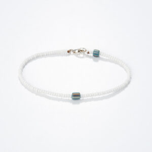 Seed beads bracelet with Tribal bead