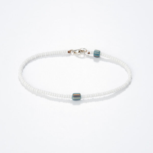 Seed beads bracelet with Tribal bead